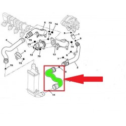 RURA TURBO INTERCOOLERA PEUGEOT 406 2.0 HDI 0382N4