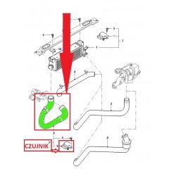 RURA WĄŻ INTERCOOLERA FORD TRANSIT 4C11-6C646-AC